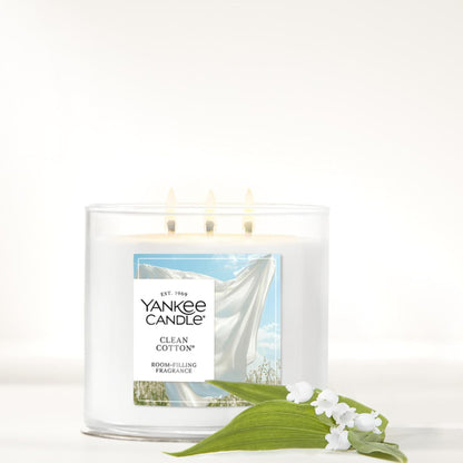 Yankee Candle Large Tumbler Scented Candle with up to 80 Hour Burn Time, Premium Plant Wax Blend for Consistent Burn, 20 oz Tumbler Candle with Room Filling Fragrance, Midsummer's Night