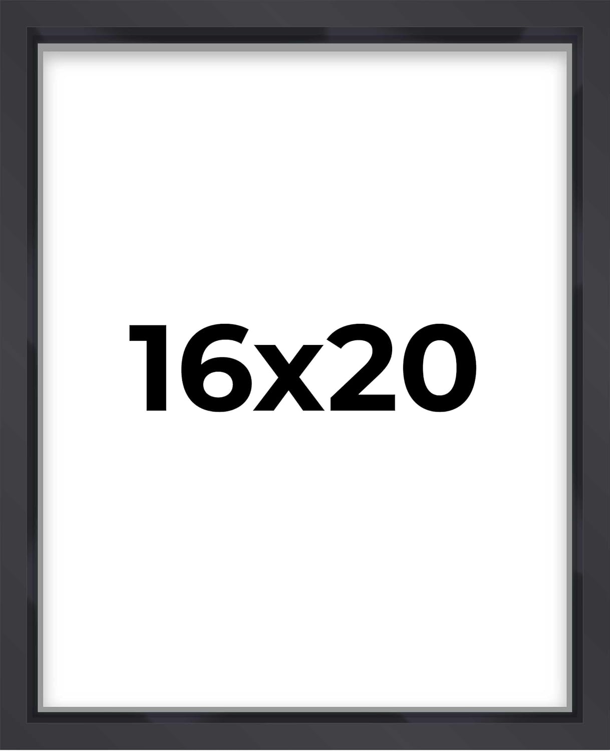 14x14 Shadow Box Black | 3/4" Depth of Usable Space | Solid Wood Pine | Includes UV Resistant Acrylic Plexiglass, Acid-Free Backing & Hanging Hardware | Made to Order in USA - Colors D