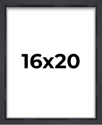 14x14 Shadow Box Black | 3/4" Depth of Usable Space | Solid Wood Pine | Includes UV Resistant Acrylic Plexiglass, Acid-Free Backing & Hanging Hardware | Made to Order in USA - Colors D