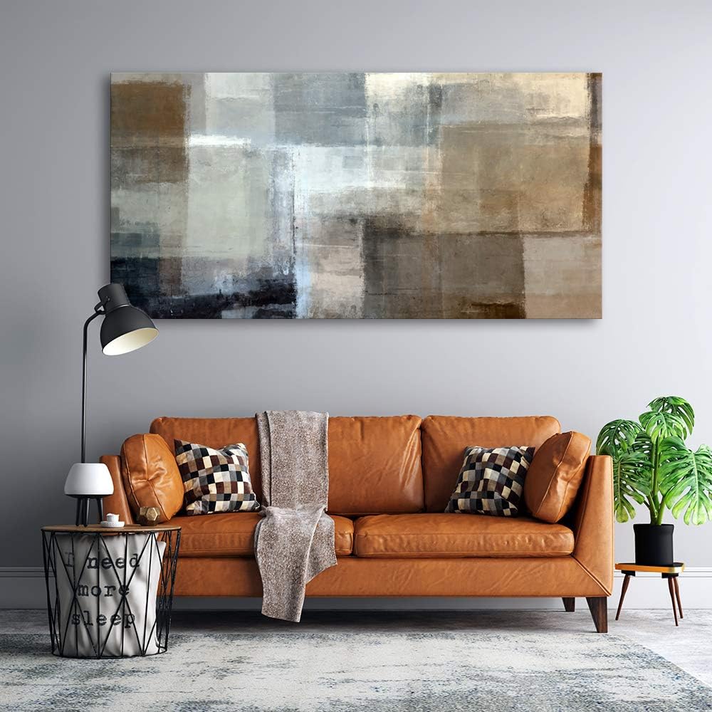 Baisuart S02250 Canvas Prints Wall Art Beach Sunset Ocean Waves Nature Pictures Stretched Canvas Wooden Framed for living Room Bedroom and Office