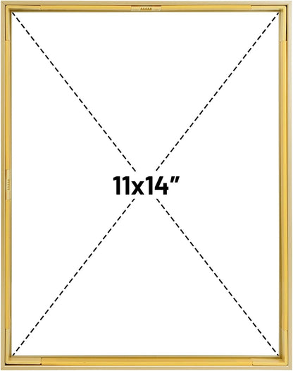 Frametory, Floating Picture Frame 12x16 - Black Aluminum Metal Photo Frame - Real Glass of Front - for Wall Mount Display