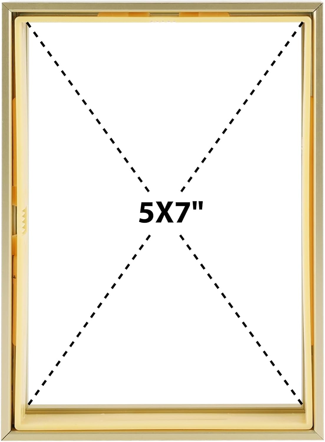 Frametory, Floating Picture Frame 12x16 - Black Aluminum Metal Photo Frame - Real Glass of Front - for Wall Mount Display