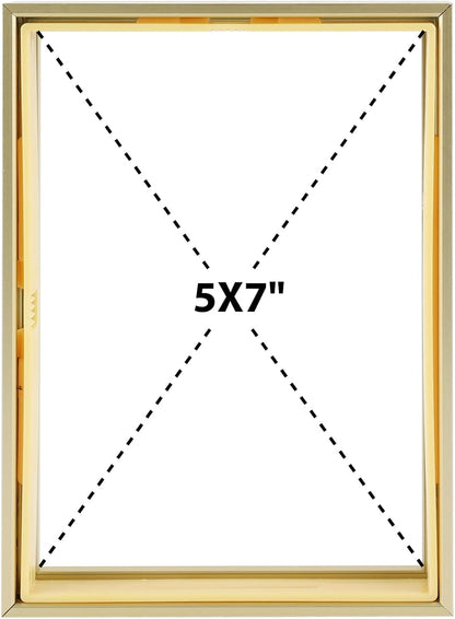 Frametory, Floating Picture Frame 12x16 - Black Aluminum Metal Photo Frame - Real Glass of Front - for Wall Mount Display