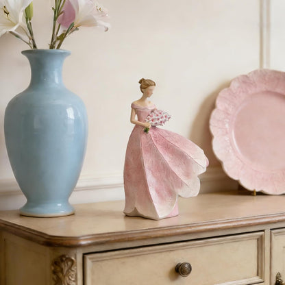 Guichifun Fairy Statue Collection Home Decoration - Leaf Angel Girls Resin Modern Table Decor for Living Room Office Sculpture Decor for Women Indoor Rustic Figurines Gift 5 x 3 x 7.5 Inch