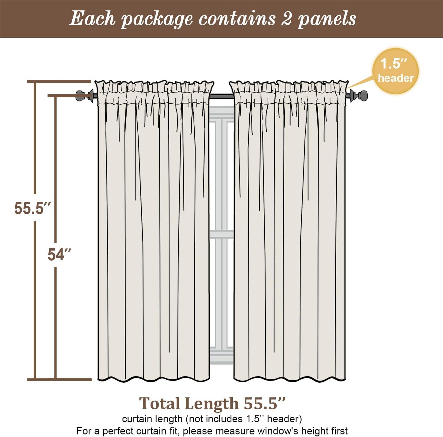 Chyhomenyc Sheer White Valances for Windows 2 Pack, Small Window Curtains for Living Room Bathroom Cafe Laundry Basement, Modern Top Dual Rod Pocket Voile Curtain, 42W x 14L inches, White - Colors B
