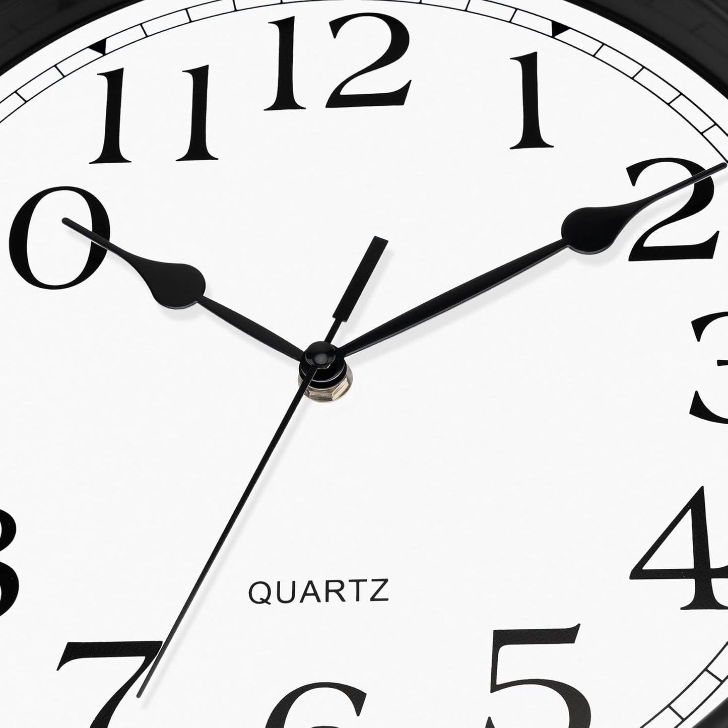 Foxtop Retro Silent Non-Ticking Round Classic Clock Quartz Decorative Battery Operated Wall Clock for Living Room Kitchen Home Office 12 Inch (Bronze)