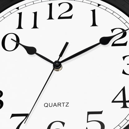 Foxtop Retro Silent Non-Ticking Round Classic Clock Quartz Decorative Battery Operated Wall Clock for Living Room Kitchen Home Office 12 Inch (Bronze)