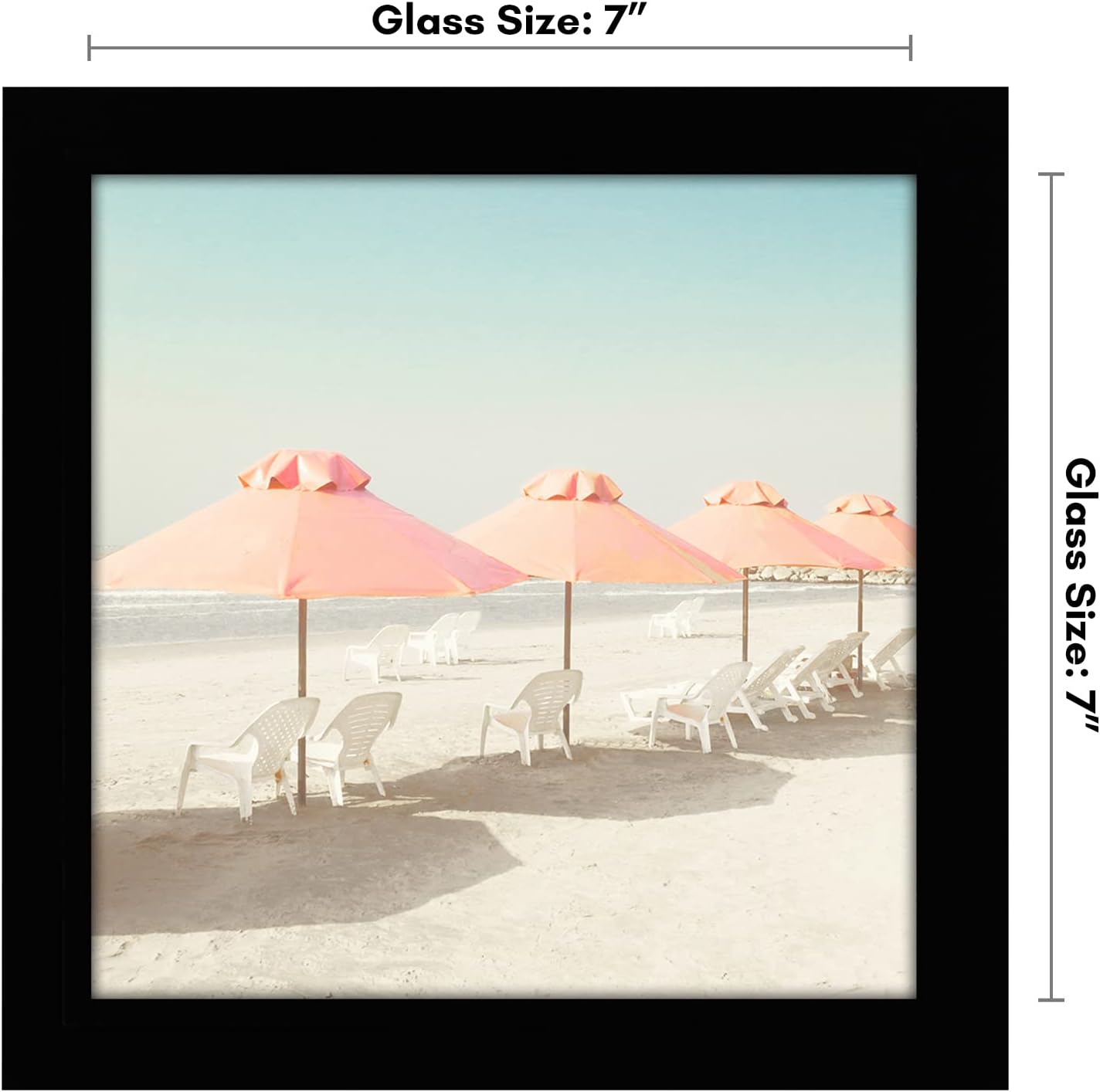 Americanflat 12x18 Poster Frame with Shatter-Resistant Glass - Signature Collection - Gallery-Style Frames Made of Engineered Wood - Photo Frame for Wall Display - Black - Colors B
