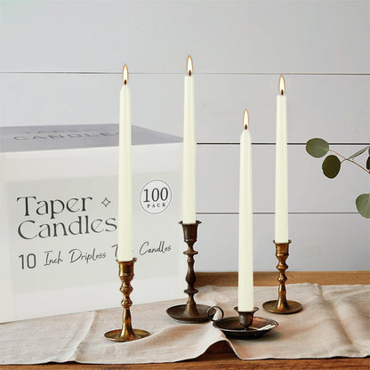 YOROXRG 40 Pack Spell Chime Candles-4 Inch Multi-Colored Taper Candles Sticks-for Home Decor Kitchen Decor Wedding Decoration-10 Colours