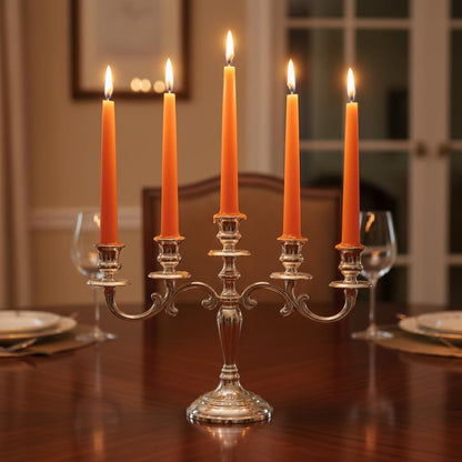 4 Pack White Taper Candles丨Taper Candles 10 Inch Dripless丨Unscented & Smokeless Candlesticks Bulk丨7-8 Hours Long Burning Tall Candles丨Ideal for Christmas Weddings Parties Dinner