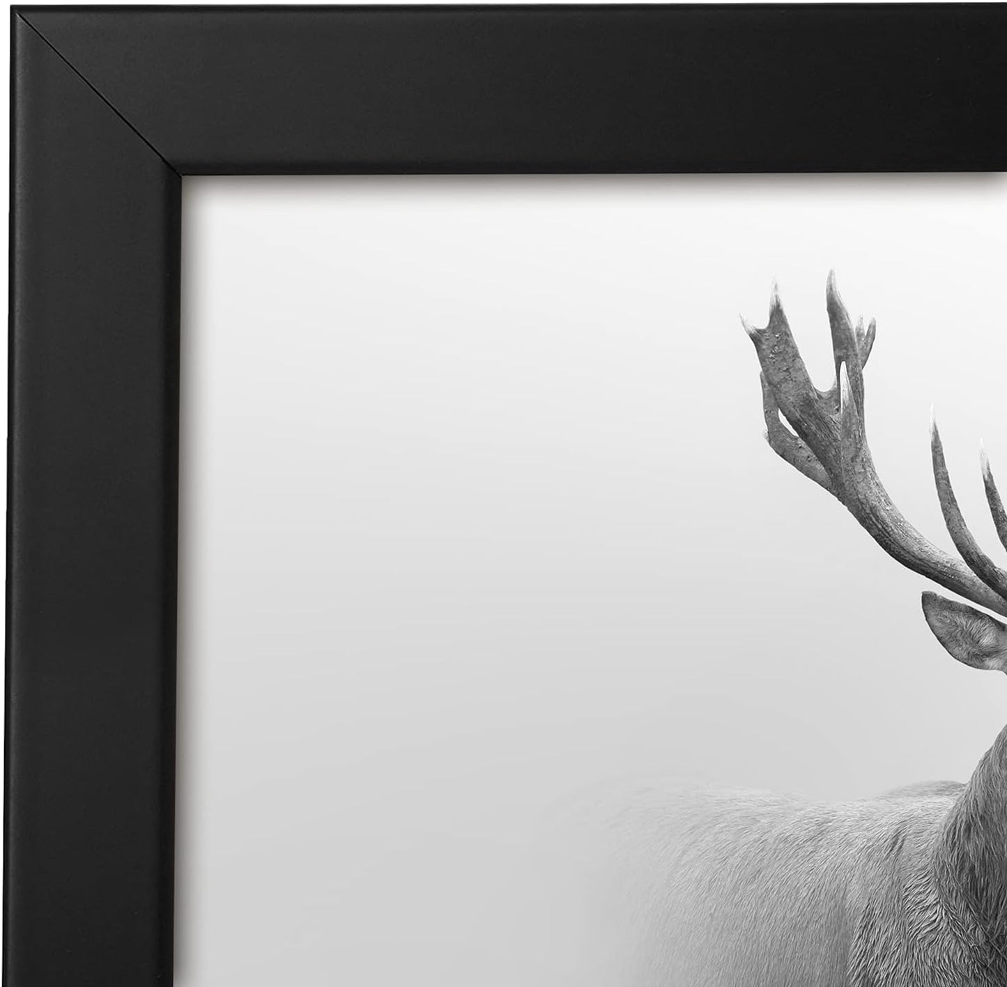 Americanflat 16x20 Picture Frame with Polished Plexiglass - Black Picture Frame - Wide Photo Frames Made of Engineered Wood for Vertical or Horizontal Wall Display - Epic Collection - Black - Colors C