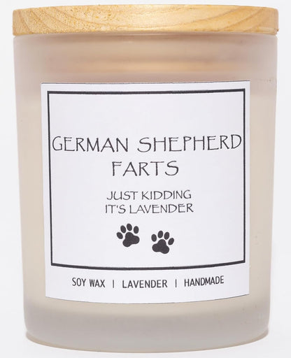 Pug Gifts & Decor, Dog Mom Gifts for Women, Dog Farts Candle, Pet Friendly Lavender Scented Candle