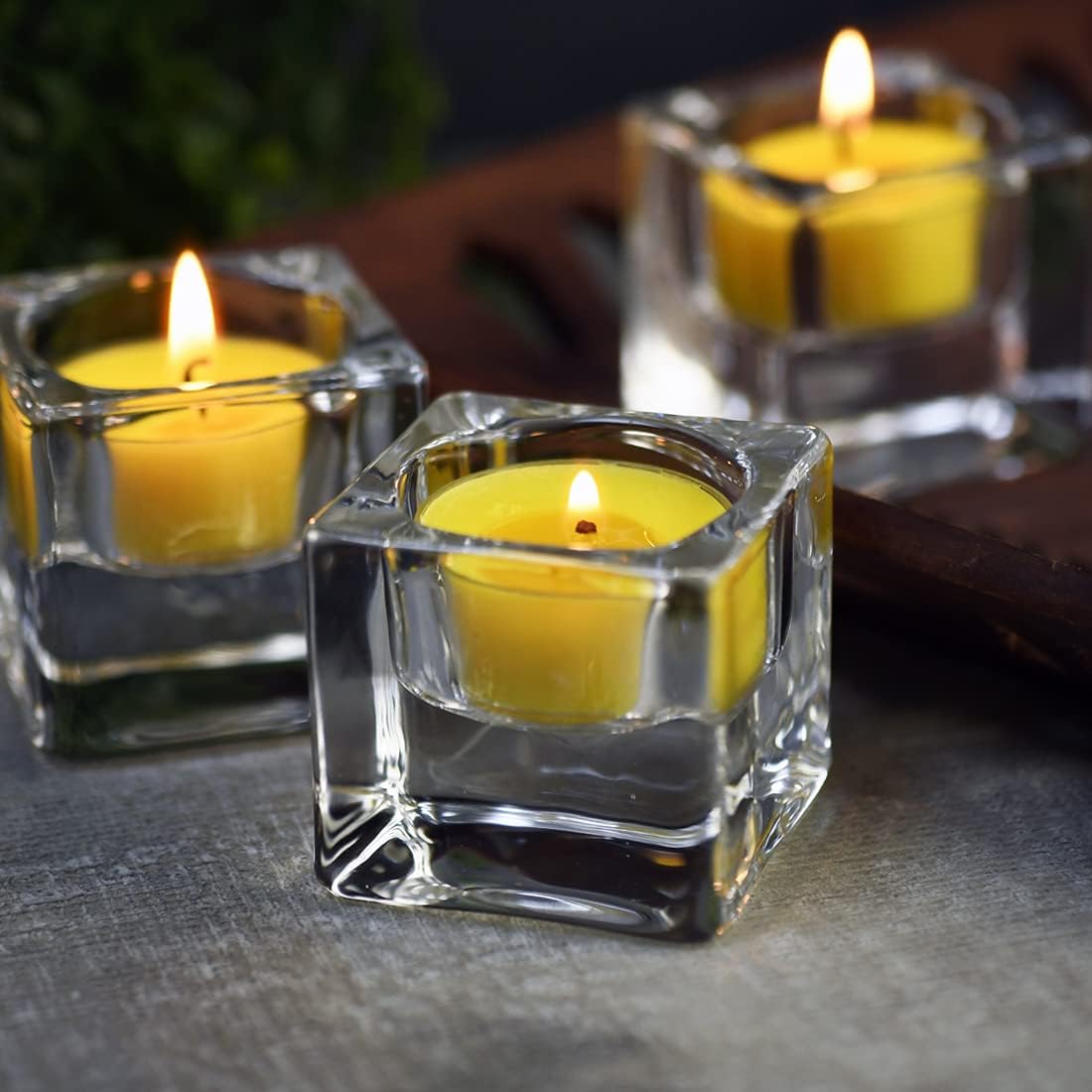 DEYBBY Natural Scented Soy Wax Tealight Candles Bulk, Romantic Rose Aromatherapy Luxury Tea Candle Set of 12-4 Hour Burn Time|Great for Valentine's Day, Birthday