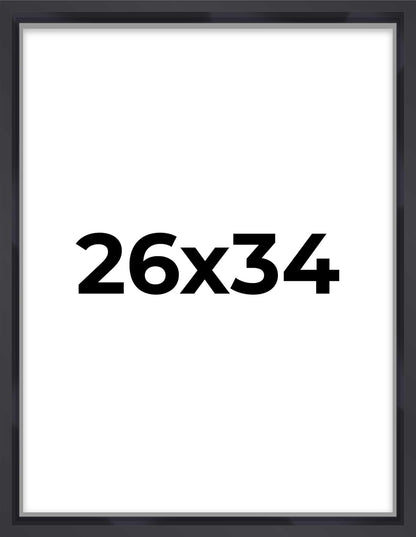 14x14 Shadow Box Black | 3/4" Depth of Usable Space | Solid Wood Pine | Includes UV Resistant Acrylic Plexiglass, Acid-Free Backing & Hanging Hardware | Made to Order in USA - Colors C