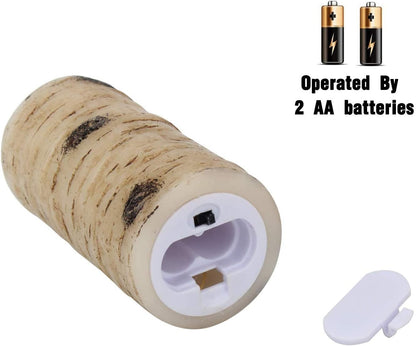 Enpornk Set of 24 Flameless Led Battery Opeated (D2.2'' x H4''5''6'') Waterproof Outdoor Indoor Candles with 10-Key Remotes and Cycling 24 Hours Timer