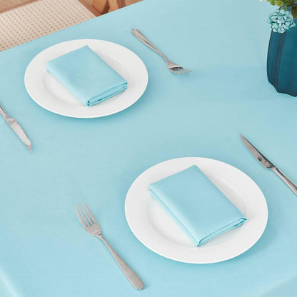 Veblandy Rectangle Tablecloth Waterproof Linen Textured Table Cloth Stain and Wrinkle Resistant Washable, Decorative Fabric Table Cover for Dining, Party and Camping (Sage Green, 52 * 70)