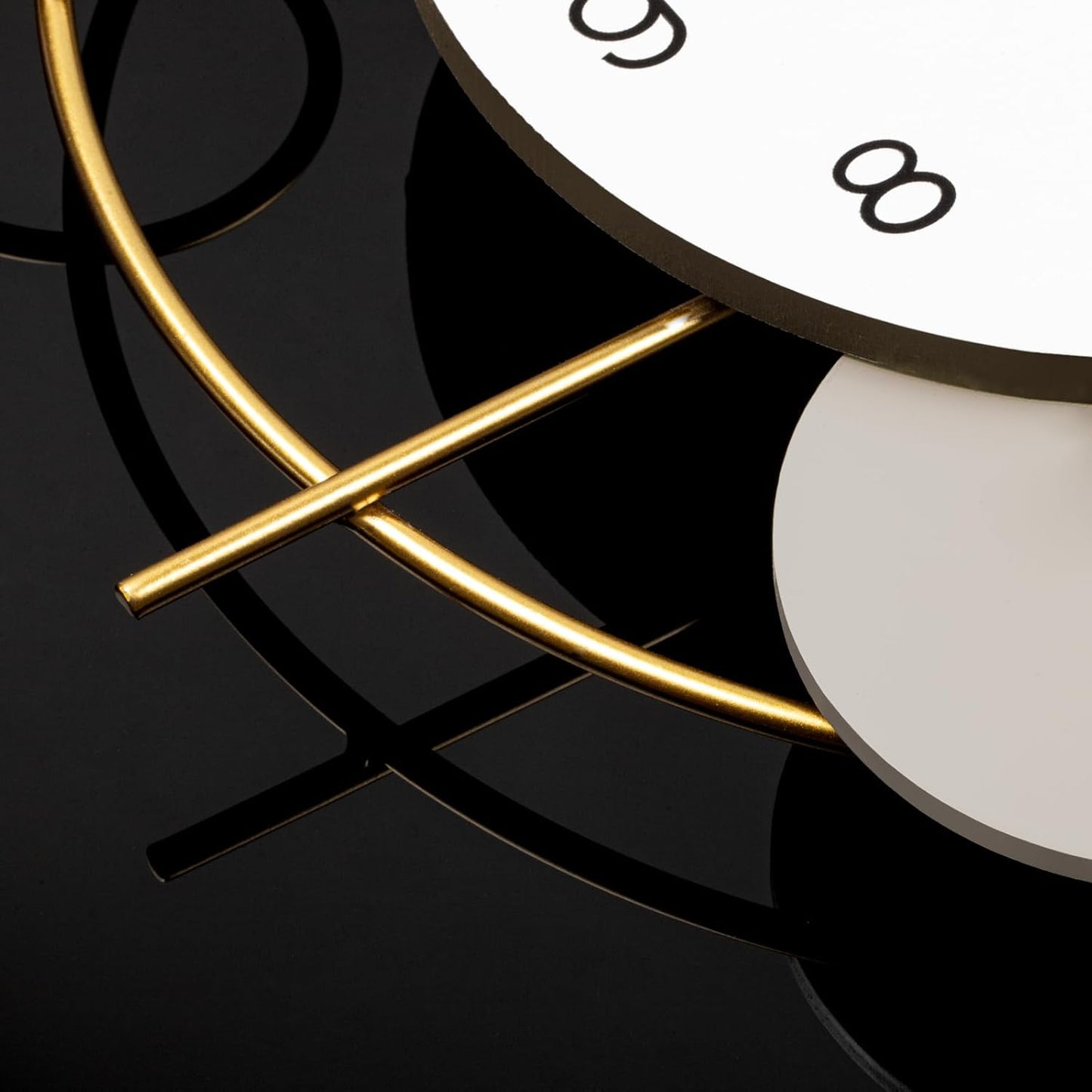 Wall Clock for Living Room Decor Decorative Wall Clock with Pendulum Silent Quartz Battery Operated Black Metal Large Clock for Dining Room,Kitchen,Home,Bathroom,Bedroom,13.8x21.3 in