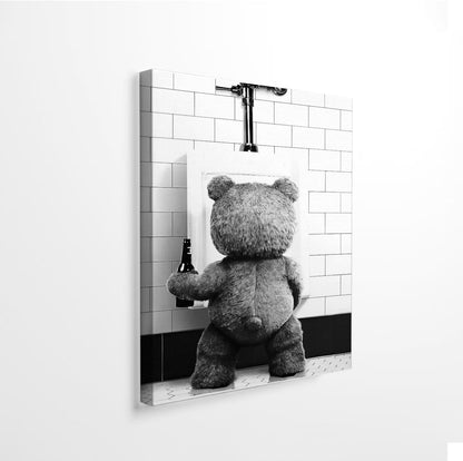 DIHSIEG 12x16 Canvas Wall Art funny bathroom wall art Print Poster Vintage Poster Frameless Floral Can be hung on the Wall Heal Your Heart poster Wall Art Canvas