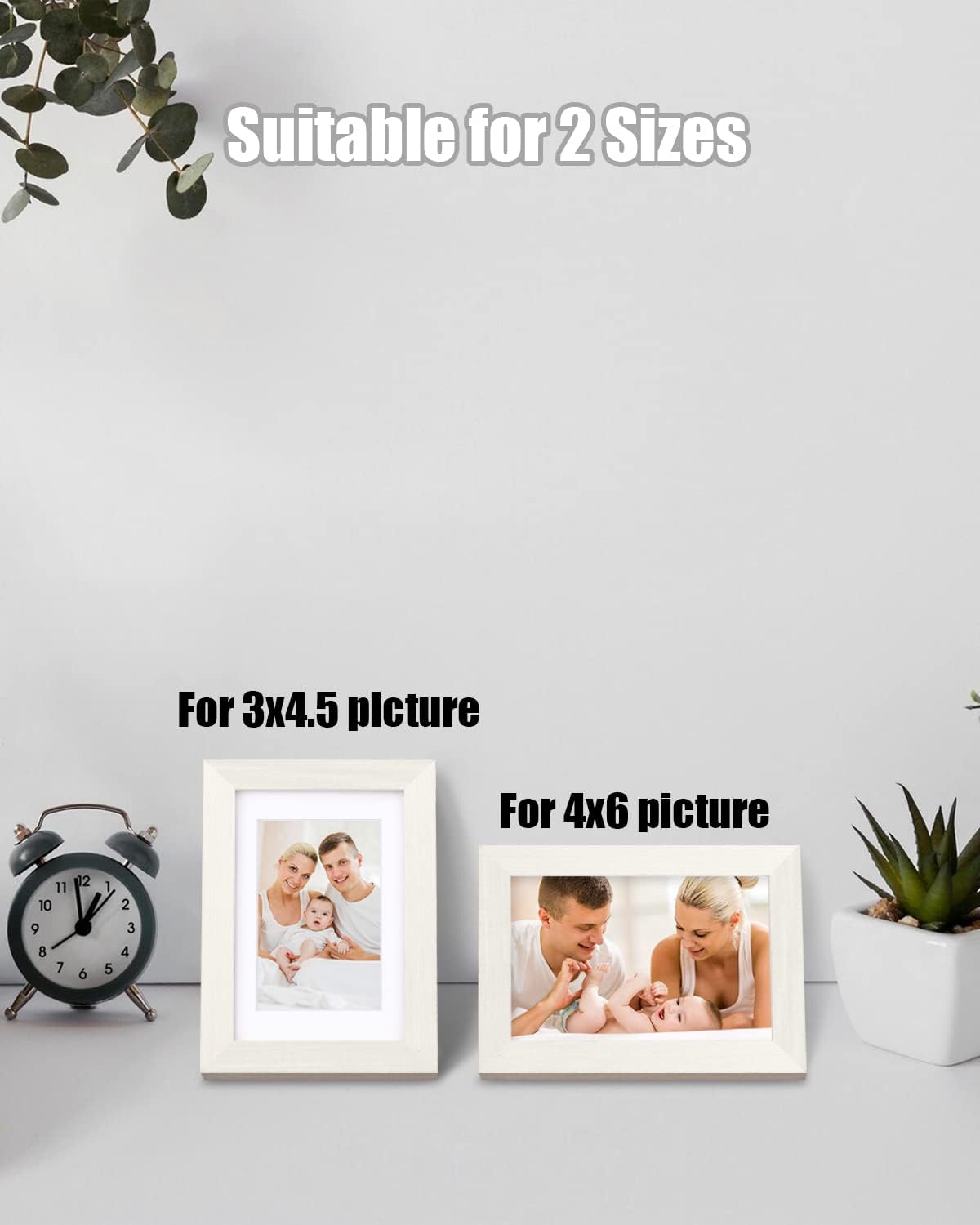 Egofine 12x16 Picture Frame Black, Covered by Plexiglass Made of Solid Wood, Display Pictures 9x12 and 11x14 with Mat or 12x16 Without Mat, for Wall Mounting Photo Frame - Colors A