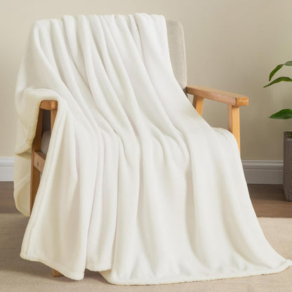 BEDELITE Fleece Blanket Black Throw Blankets for Couch & Bed, Luxury Plush Cozy Fuzzy Blanket 50x60 inches, Super Soft Warm Lightweight Throw Blanket for Travel Camping - Colors B