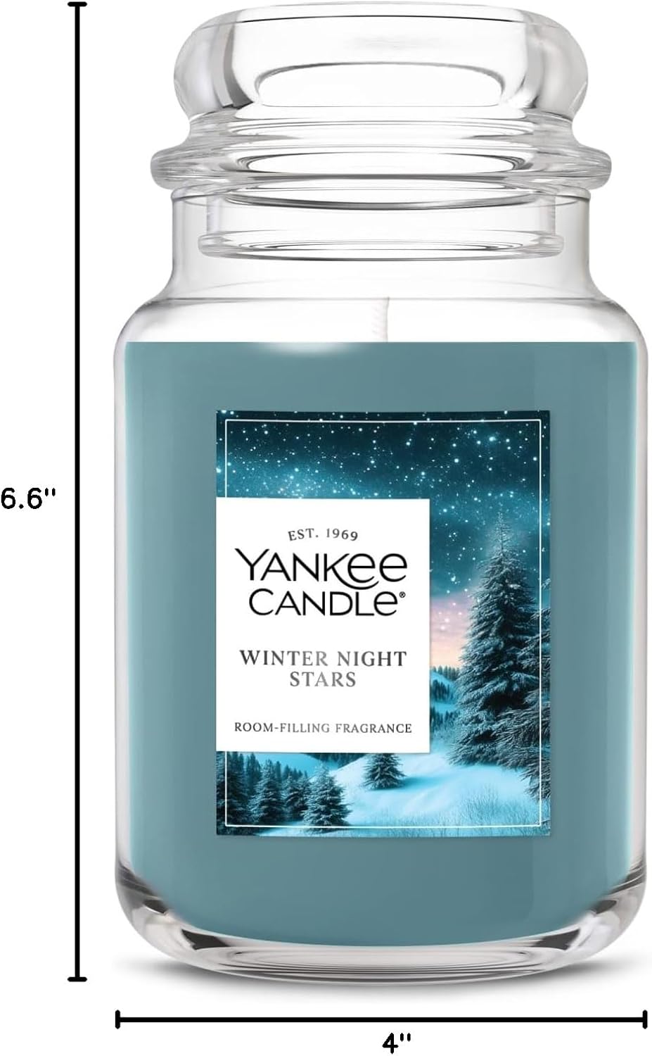 Yankee Candle Balsam & Cedar, Scented Candle, 22oz Large Jar with up to 150 Hour Burn Time, Giftable