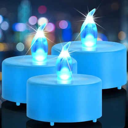 Nancia 100PACK Flameless LED Tea Lights Candles, Realistic and Bright Flickering Long Lasting 200Hours Battery-Powered, Ideal Party, Wedding, Birthday, Gifts Home Decoration Warm Yellow