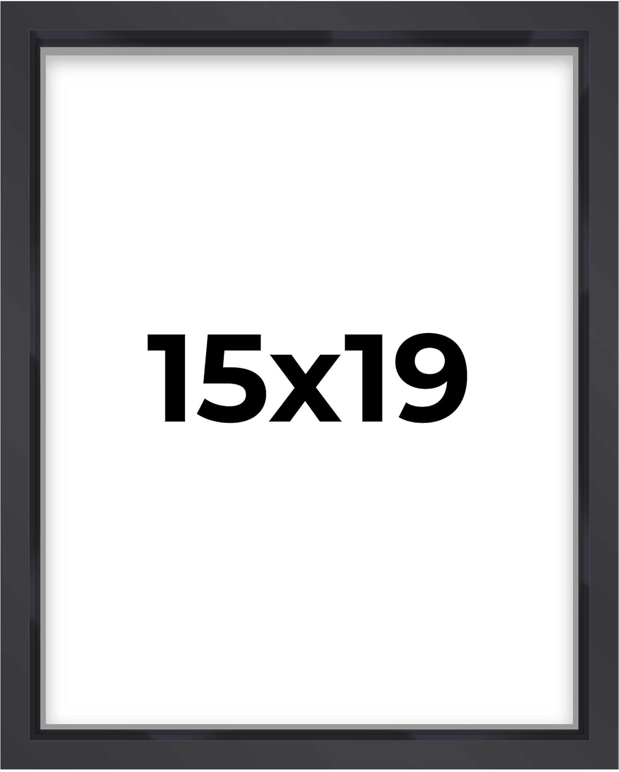 14x14 Shadow Box Black | 3/4" Depth of Usable Space | Solid Wood Pine | Includes UV Resistant Acrylic Plexiglass, Acid-Free Backing & Hanging Hardware | Made to Order in USA - Colors E