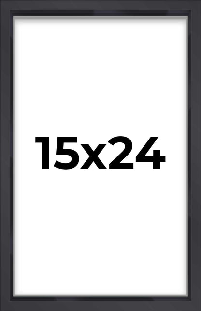 14x14 Shadow Box Black | 3/4" Depth of Usable Space | Solid Wood Pine | Includes UV Resistant Acrylic Plexiglass, Acid-Free Backing & Hanging Hardware | Made to Order in USA - Colors F