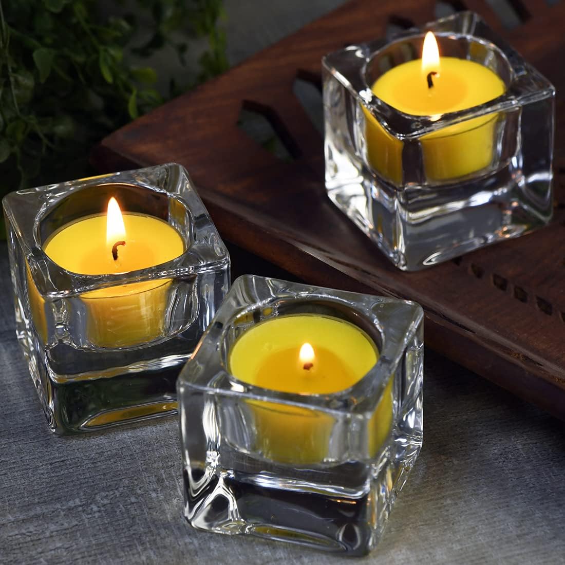 DEYBBY Natural Scented Soy Wax Tealight Candles Bulk, Romantic Rose Aromatherapy Luxury Tea Candle Set of 12-4 Hour Burn Time|Great for Valentine's Day, Birthday