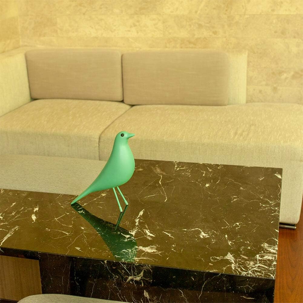 Mid Century Sculpture House Bird - Office Decor Desk Dove Ornament Arts Gift Replica (Yellow)