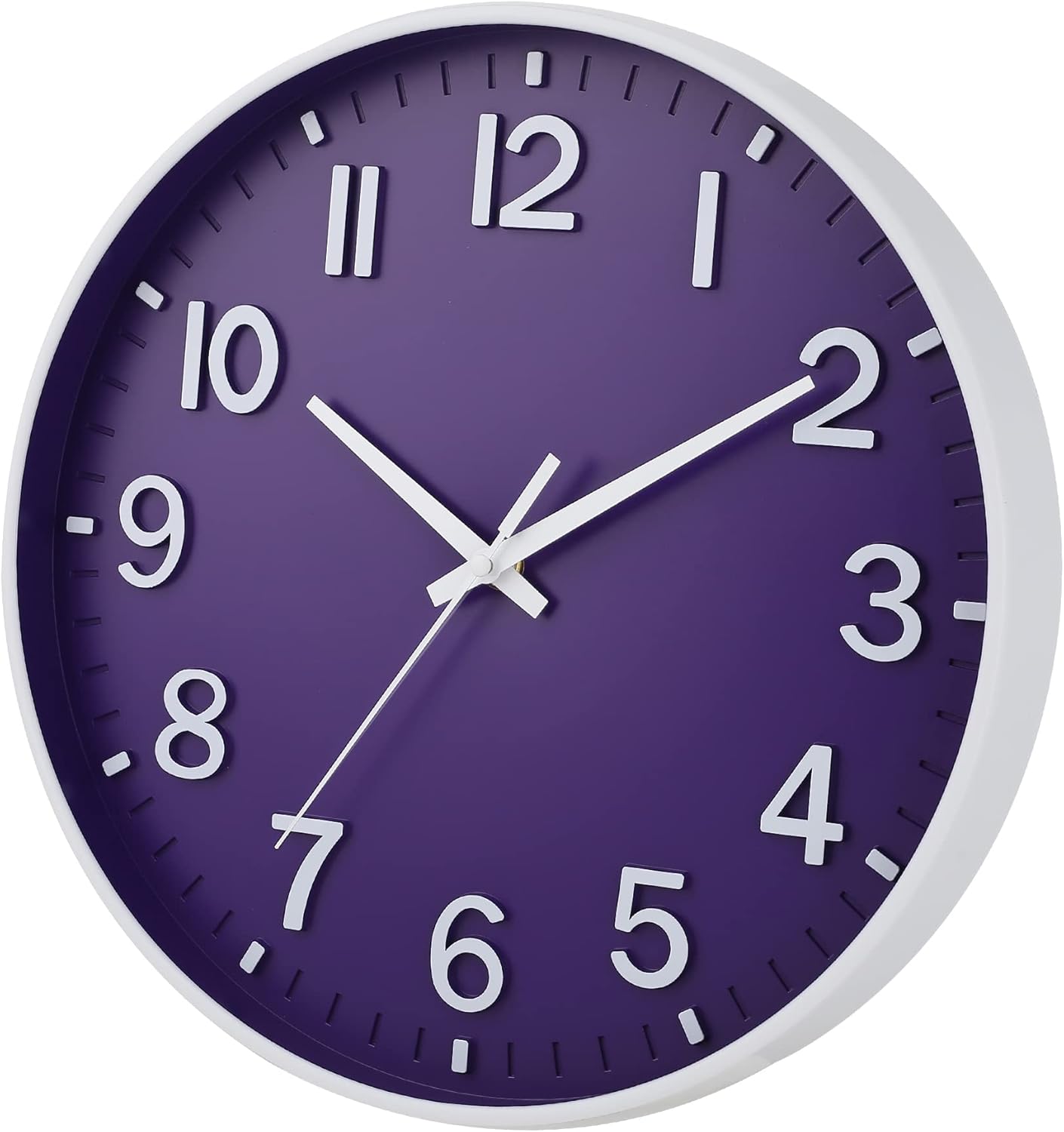 HZDHCLH Wall Clocks Battery Operated,12 inch Silent Non Ticking Modern Wall Clock for Living Room Bedroom Kitchen Office Classroom Decor (Olive Green and Gold)