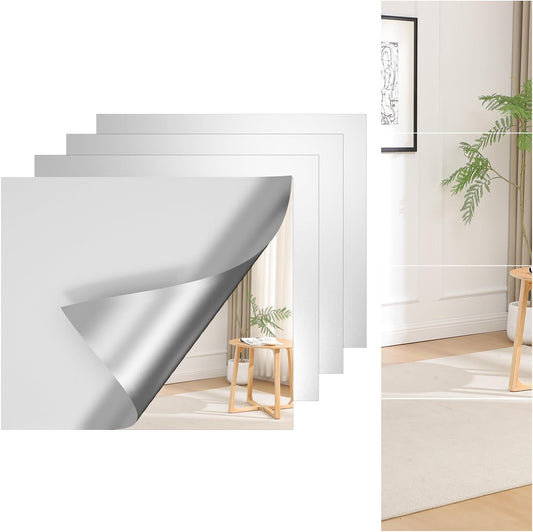 DUMOS Wall Mirror 16" x 32", Set of 2 Rectangle Window Pane Decorative Mirrors, Metal Framed Wall Mounted Mirror for Bathroom, Bedroom, Entryway