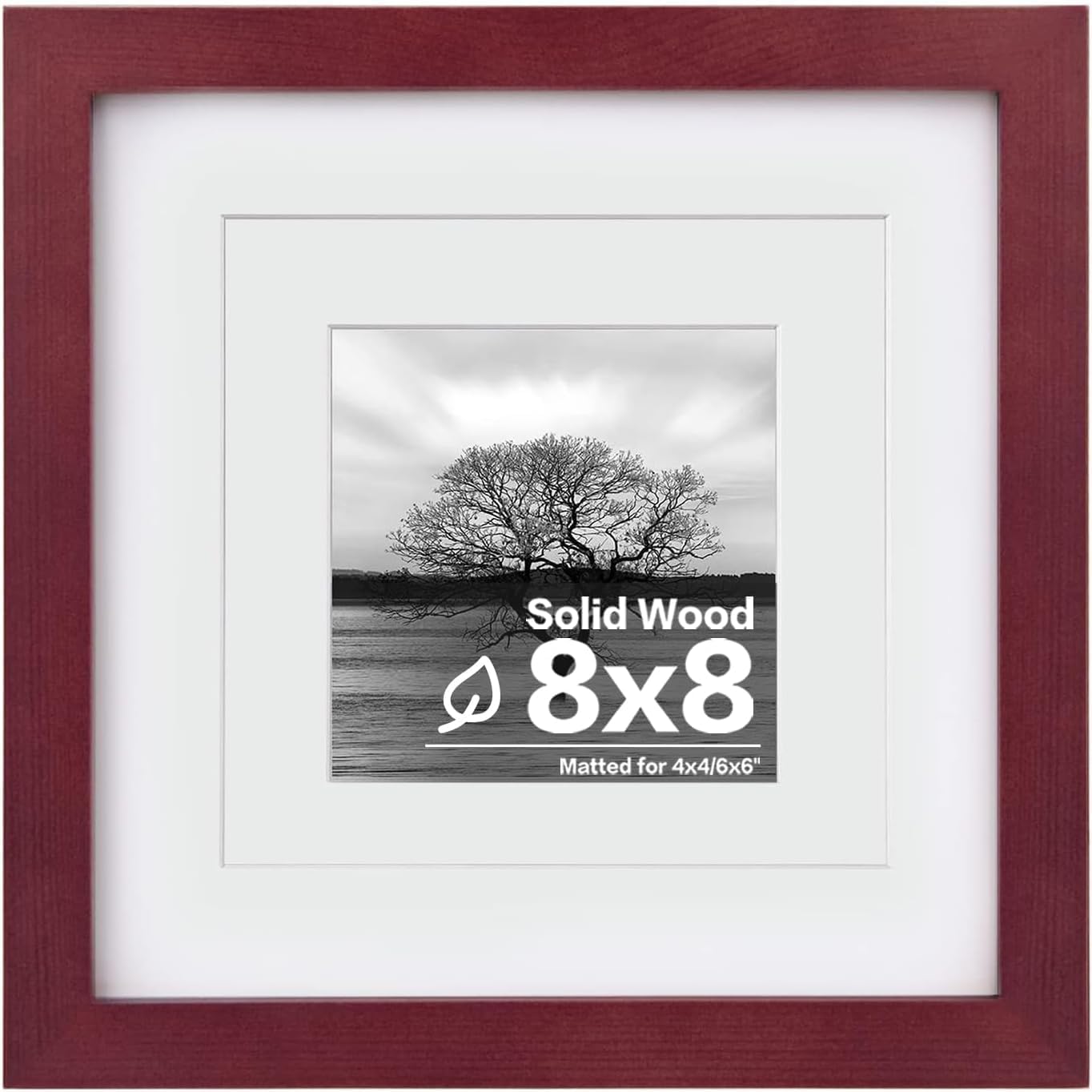 Egofine 12x16 Picture Frame Black, Covered by Plexiglass Made of Solid Wood, Display Pictures 9x12 and 11x14 with Mat or 12x16 Without Mat, for Wall Mounting Photo Frame - Colors A