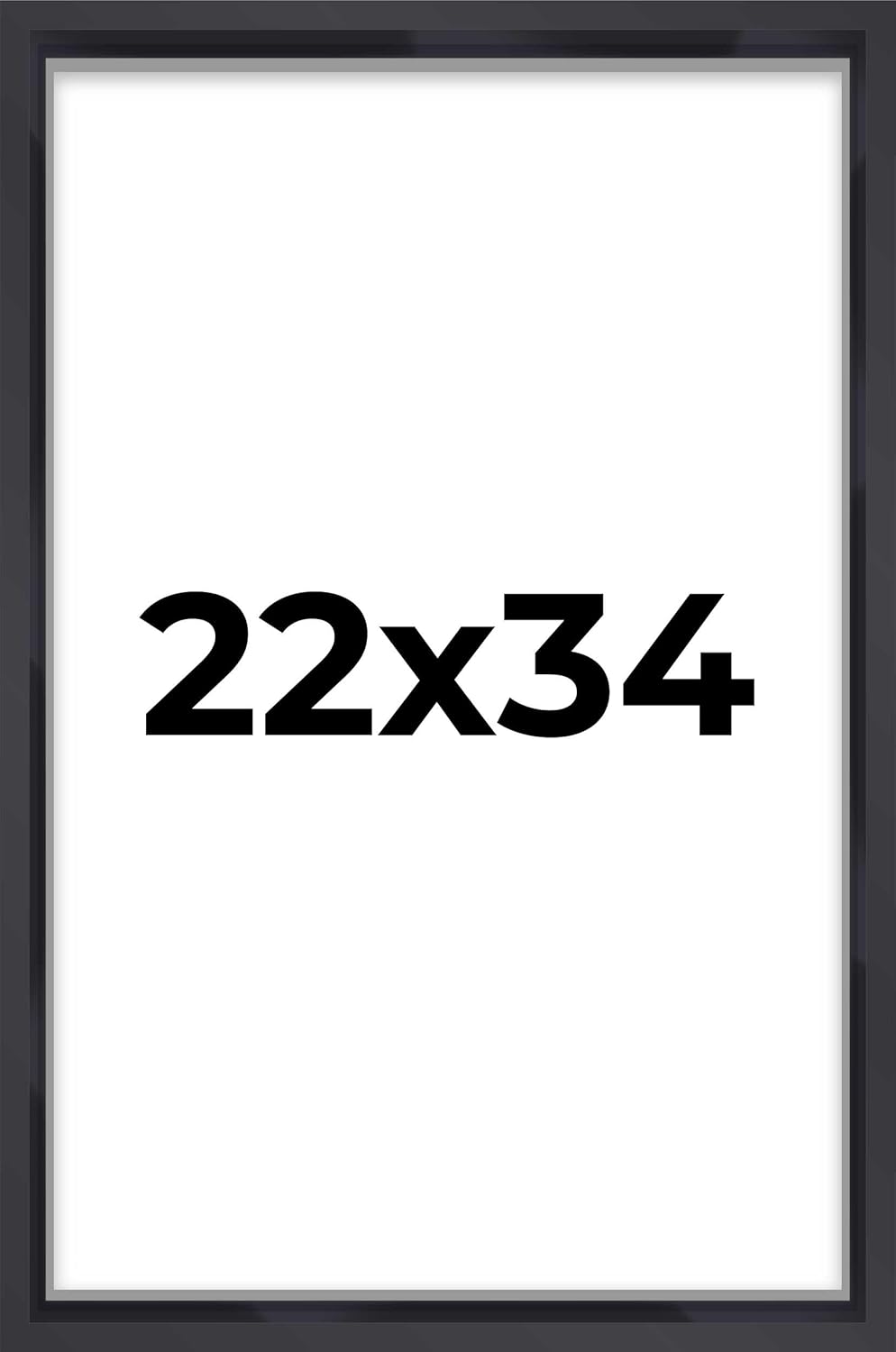 14x14 Shadow Box Black | 3/4" Depth of Usable Space | Solid Wood Pine | Includes UV Resistant Acrylic Plexiglass, Acid-Free Backing & Hanging Hardware | Made to Order in USA - Colors E