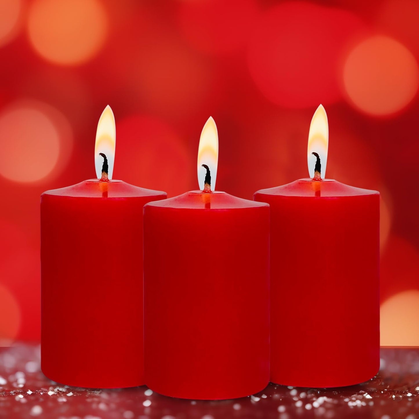 White Votive Candles Long Burn Time Unscented Candles Votives Bulk Pack of 24 Small Pillar Candles