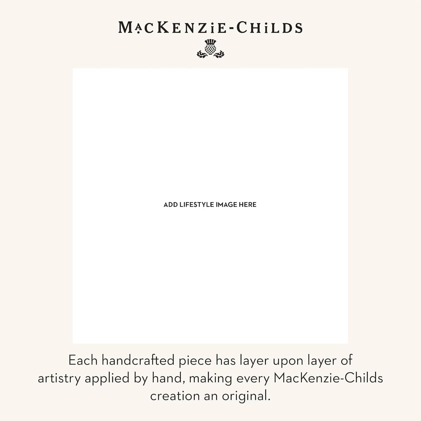 MACKENZIE-CHILDS Enamel Pedestal Serving Platter, Decorative Serving Dish for Food, Small, Black-and-White Courtly Check