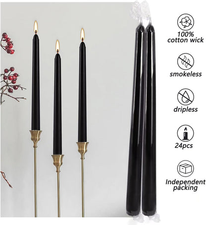 YOROXRG 40 Pack Spell Chime Candles-4 Inch Multi-Colored Taper Candles Sticks-for Home Decor Kitchen Decor Wedding Decoration-10 Colours