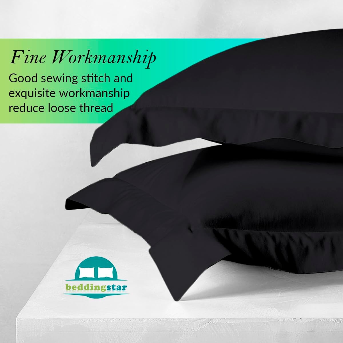 Euro Sham Covers 26x26 Set of 2 White 600 Thread Count 100% Egyptian Cotton Pack of 2 Euro 26x26 Pillow Covers Cushion Cover Cases Soft Skin Friendly European Size Decorative Square Pillow Shams