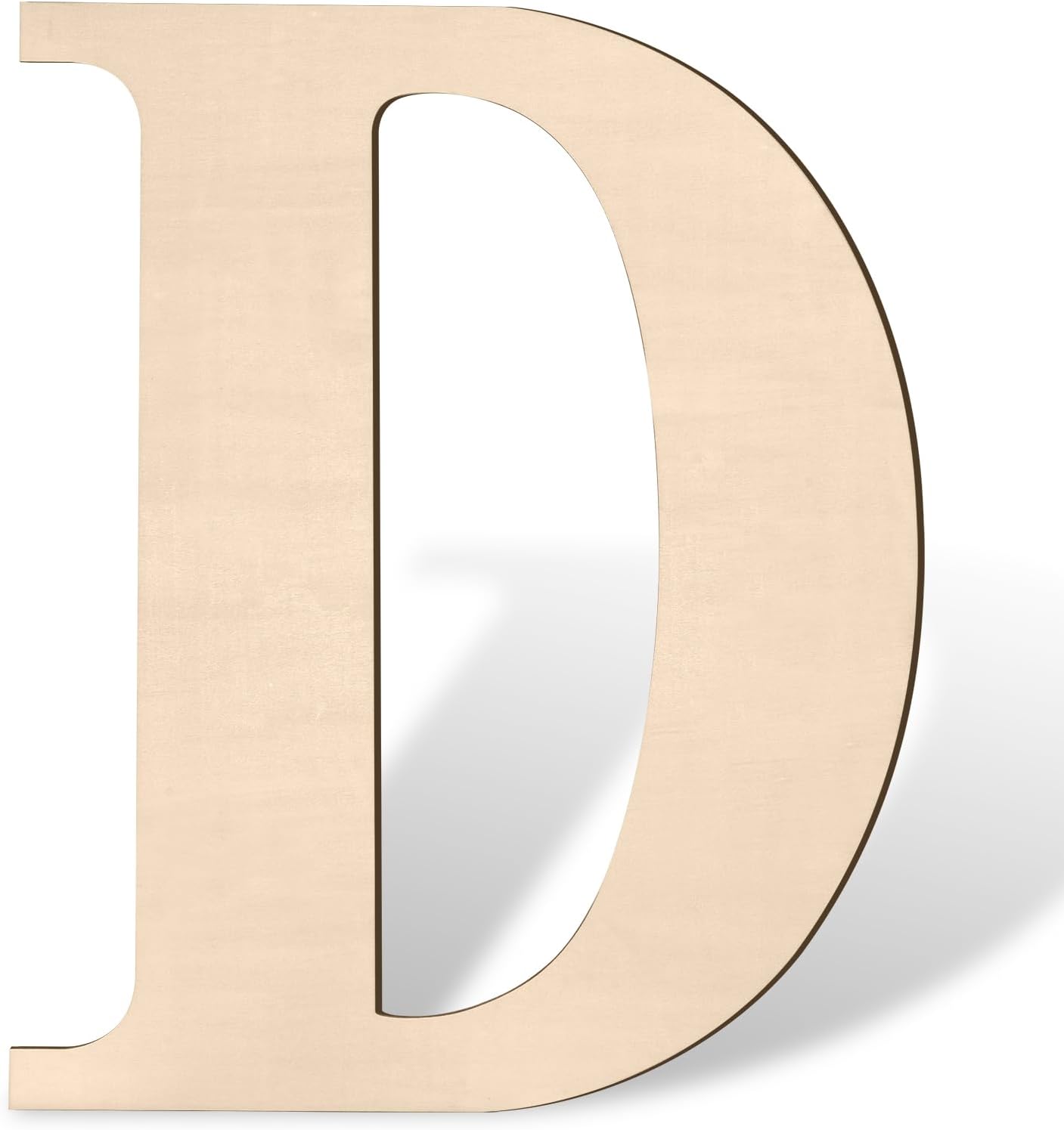 17 inch Large Wooden Sign & for Wall Decor, Big Wood Symbol &, Giant Paintable Blank Wooden Shapes for Crafts, Unfinished Wood Cutouts for Birthday Party, Rustic Wedding, Christmas Decor, Baby Shower