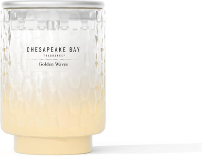 Chesapeake Bay, 11oz Marine Drift Scented Candle, Mood Evoking Fragrance, Textured Sea Glass-Inspired Jar, Premium Soy Blend Wax with Essential Oils, Coastal Fragrance for Home Décor or Gifting