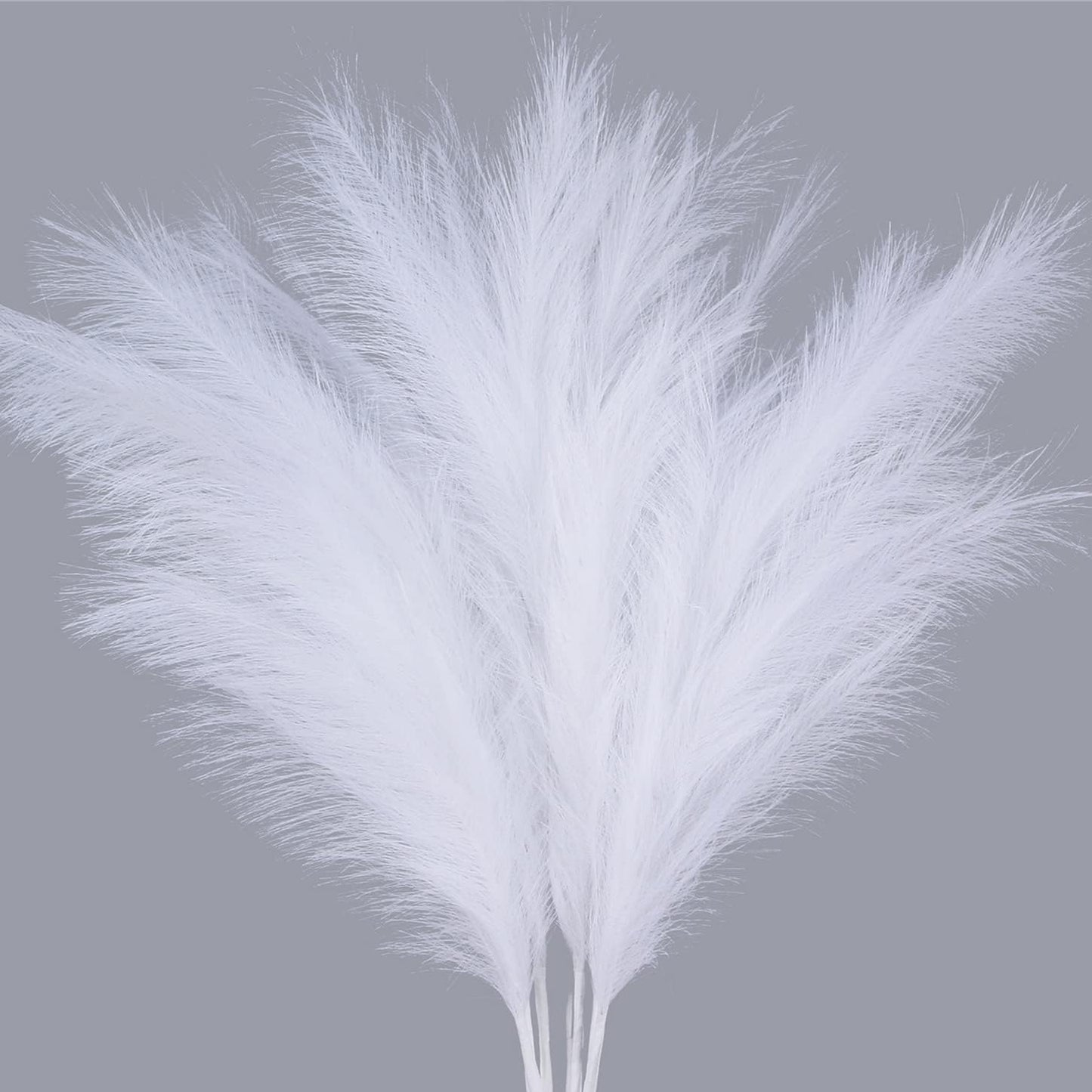 ZIFTY 7-Pcs 38"/3.1FT Faux Pampas Grass Large Tall Fluffy Artificial Fake Flower Bedroom Decor Boho Decor Bulrush Reed Grass for Vase Filler Farmhouse Home Wedding Decor (Beige Mixed)