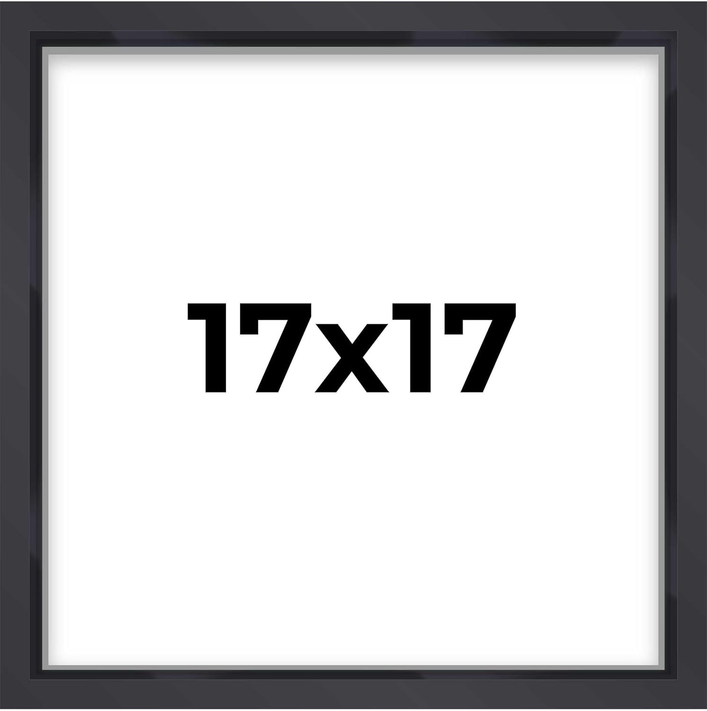 14x14 Shadow Box Black | 3/4" Depth of Usable Space | Solid Wood Pine | Includes UV Resistant Acrylic Plexiglass, Acid-Free Backing & Hanging Hardware | Made to Order in USA - Colors D