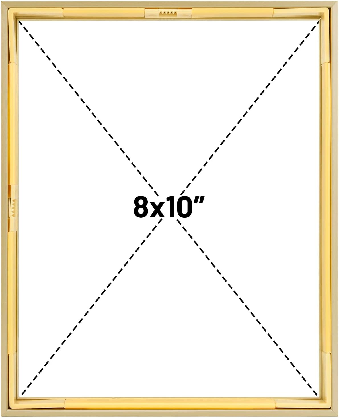 Frametory, Floating Picture Frame 12x16 - Black Aluminum Metal Photo Frame - Real Glass of Front - for Wall Mount Display
