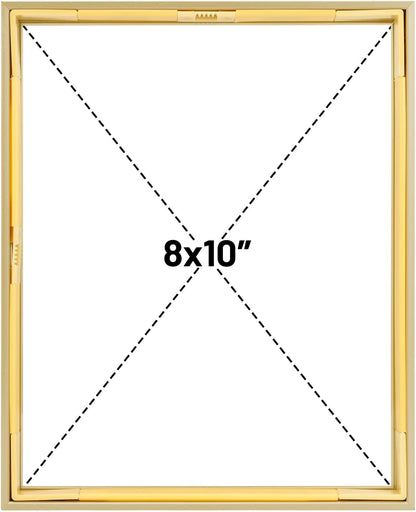 Frametory, Floating Picture Frame 12x16 - Black Aluminum Metal Photo Frame - Real Glass of Front - for Wall Mount Display