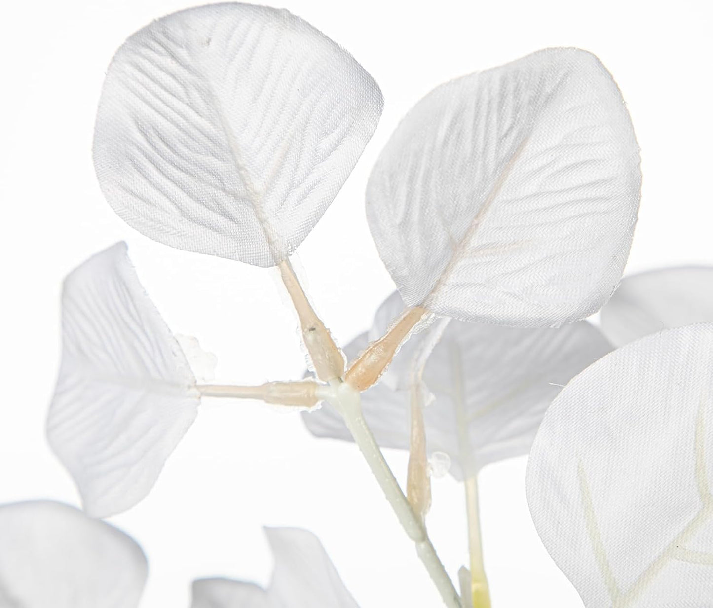 Faux Eucalyptus Stems Willow Eucalyptus Leaves 34” Long Fake Salix Leaves 3 Pcs Artificial Greenery Stems for DIY Bouquet Arrangements Centerpieces Shower Decorations-Artificial Eucalyptus Stems