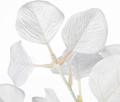 Faux Eucalyptus Stems Willow Eucalyptus Leaves 34” Long Fake Salix Leaves 3 Pcs Artificial Greenery Stems for DIY Bouquet Arrangements Centerpieces Shower Decorations-Artificial Eucalyptus Stems