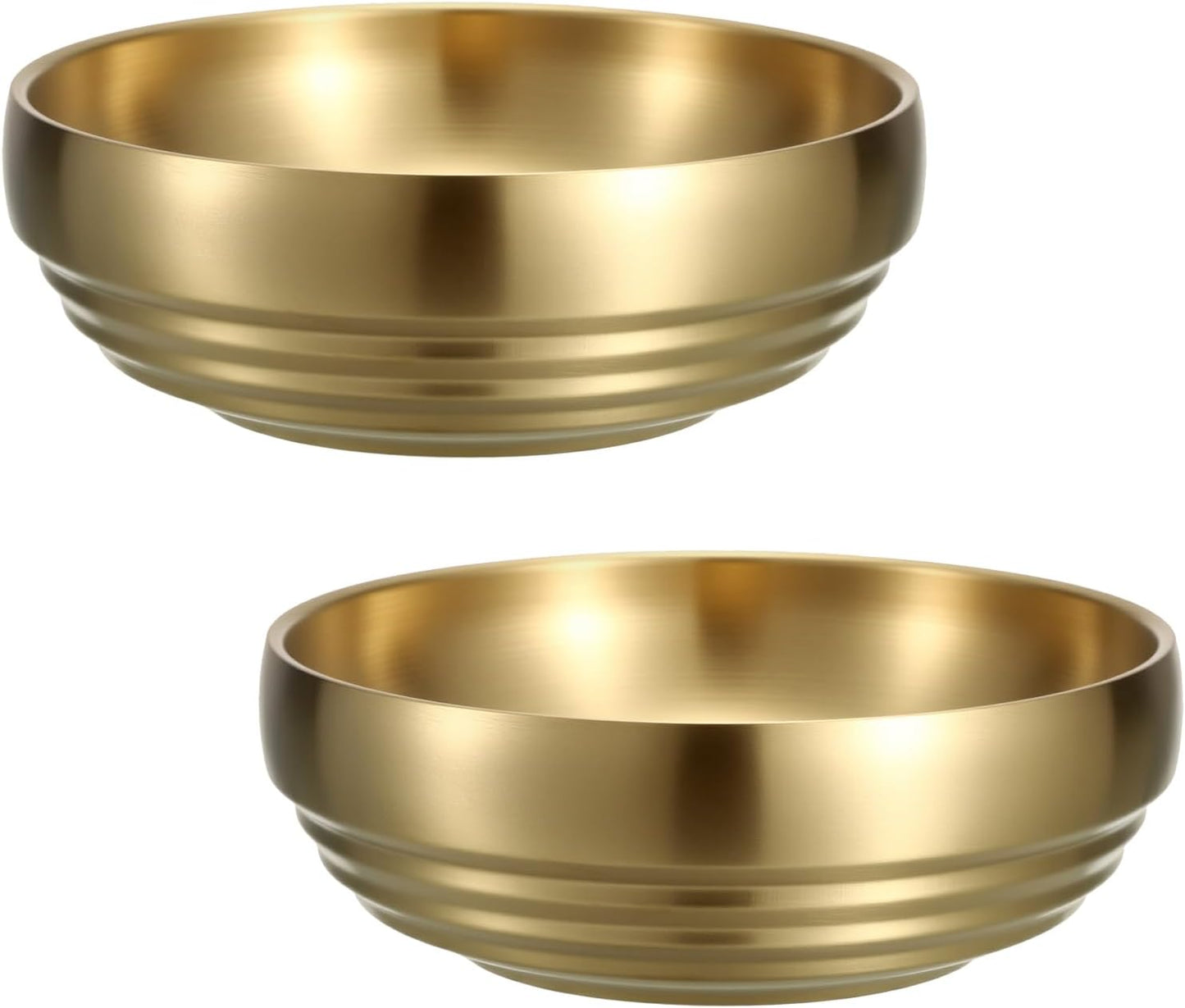 Key Bowl for Entryway Table Decorative Key Dish for Organizing Tabletop Catch All Bowl Gold Fruit Bowls for Kitchen Counter, Coffee Table,7.4 Inches