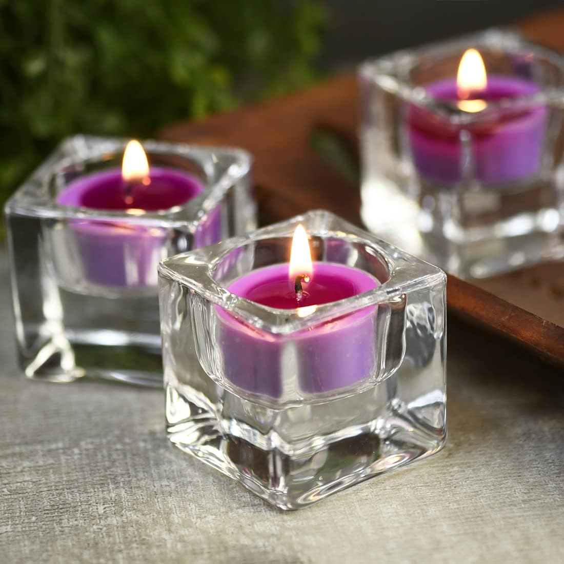 DEYBBY Natural Scented Soy Wax Tealight Candles Bulk, Romantic Rose Aromatherapy Luxury Tea Candle Set of 12-4 Hour Burn Time|Great for Valentine's Day, Birthday