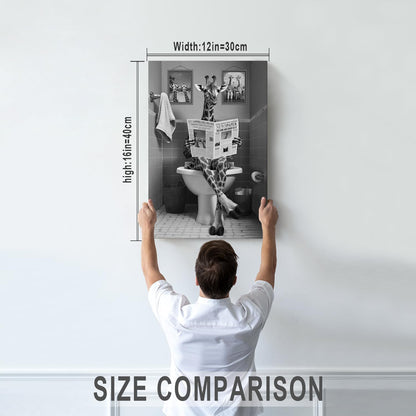 DIHSIEG 12x16 Canvas Wall Art funny bathroom wall art Print Poster Vintage Poster Frameless Floral Can be hung on the Wall Heal Your Heart poster Wall Art Canvas