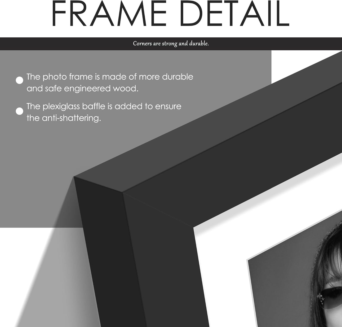 DUENPY 14x26 Collage Picture Frame 4x6 Collage Picture Frame Displays Twelve 4x6 inch Photos Available Horizontal Wall Mounting Display and Vertical Black - Colors A